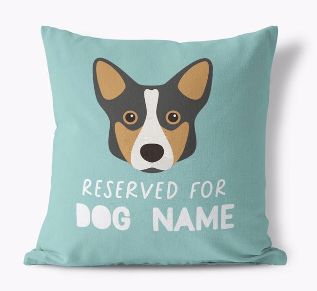 Reserved For: Personalised {breedFullName} Canvas Cushion